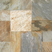Golden White Tone Ashlar Pattern
