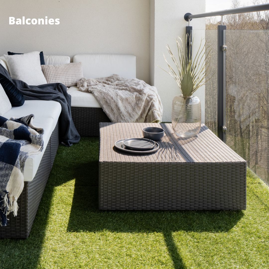 Artificial Grass StonehengeUS balcony