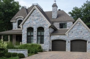 Large Natural Stone Platinum Rose