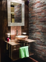 Natural Ledgestone Amber Falls