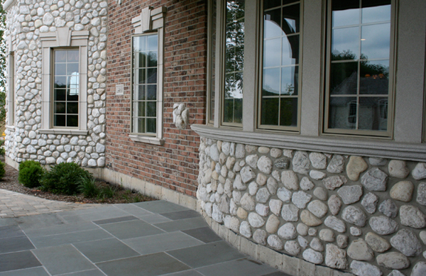 emerson pro pavers in a modern yard