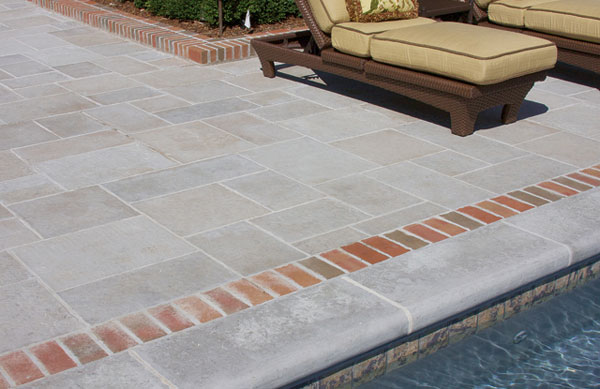 canyon stone pavers on walkway